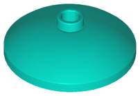 Dish 3 x 3 Inverted [Radar] in Dark Turquoise