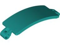 Technic Panel Curved 3 x 9 in Dark Turquoise