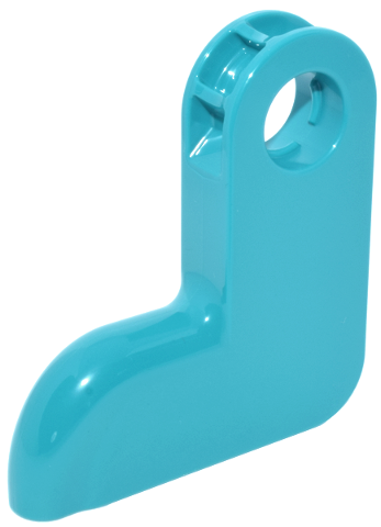 Duplo, Arm with Hole in Dark Turquoise