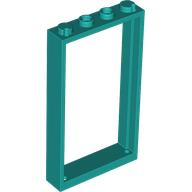 Door Frame 1 x 4 x 6 Type 2 in Dark Turquoise