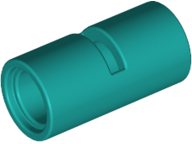 Technic Pin Connector Round [Slotted] in Dark Turquoise