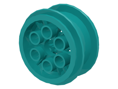 Wheel 20 x 30 Balloon Medium in Dark Turquoise