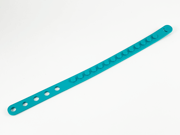 DOTS Bracelet 1 Stud Wide in Dark Turquoise