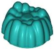 Hair Small Tuft in Dark Turquoise