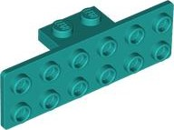 Bracket 1 x 2 - 2 x 6 in Dark Turquoise