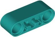 Technic Beam 1 x 3 Thick with Center Axle Hole in Dark Turquoise