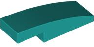 Brick Curved 3 x 1 x 2/3 in Dark Turquoise