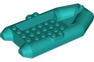 Boat / Rubber Raft / Dinghy 6 x 12 in Dark Turquoise