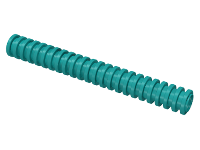 Hose, Ribbed 7mm D. 8L / 6.4cm in Dark Turquoise