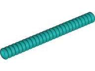 Hose, Ribbed 7mm D. 9L / 7.2cm in Dark Turquoise