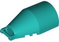 Windscreen 7 x 4 x 2 Round with Handle in Dark Turquoise