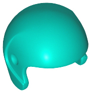 Helmet, Sports [Plain] in Dark Turquoise
