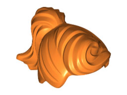 Hair Ponytail and Fringe in Orange