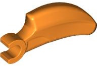 Creature Body Part, Barb Large (Claw, Talon) with Clip in Orange