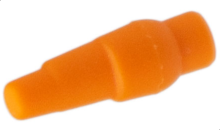 Creature Body Part, Horn / Snowman Carrot Nose in Orange