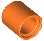 Technic Pin Connector Round 1L [Beam] in Orange