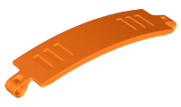 Technic Panel Curved 3 x 13 in Orange