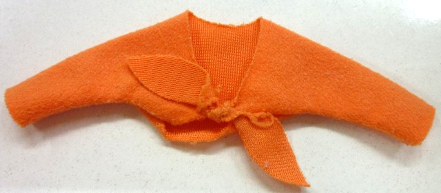 Scala, Crop Top, Child, Tie Front in Orange