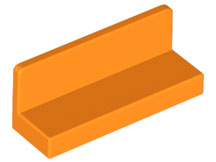 Panel 1 x 3 x 1 in Orange