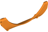 Technic Panel Car Mudguard Arched 15 x 2 x 5 in Orange