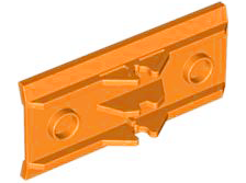Hinge Panel 6 x 3 in Orange