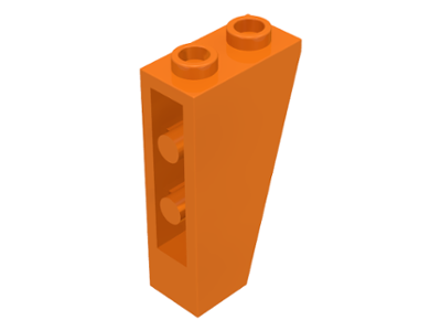 Brick Sloped Inverted 75° 2 x 1 x 3 in Orange