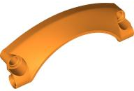 Technic Panel Car Mudguard Arched 9 x 2 x 3, Arched Top #42 in Orange