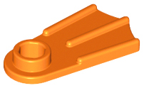 Minifig Footwear Flipper [Thick] in Orange