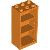 Cupboard 2 x 3 x 5 in Orange