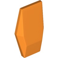 Large Figure Armor Plate, Small in Orange