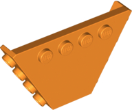 Panel, Trapezoid, Tipper End Flat without Pins in Orange