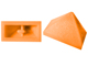 Brick Sloped 45° 2 x 1 Triple with Ovoid Bottom Pin in Orange