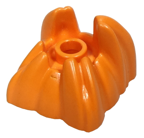 Rock 2 x 2 with Centre Stud in Orange