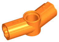 Technic Axle and Pin Connector Angled #3 - 157.5° in Orange