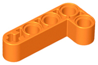 Technic Beam 2 x 4 L-Shape Thick in Orange
