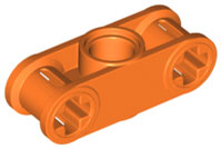 Technic Axle and Pin Connector Perpendicular 3L with Centre Pin Hole in Orange