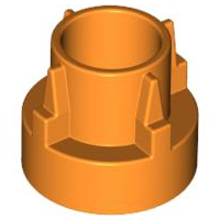 Technic Driving Ring Extension, 4 Ridges in Orange