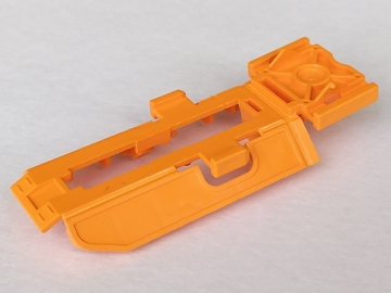 Technic Wheel Holder 7 x 3 in Orange