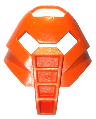 Large Figure Mask Huna (Turaga) in Orange