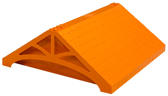Scala, Roof 24 x 22 x 7 in Orange