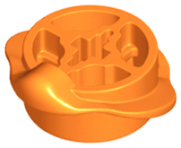 Gear Shifter in Orange