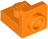 Bracket 1 x 1 - 1 x 1 Inverted in Orange
