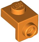 Bracket 1 x 1 - 1 x 1 in Orange