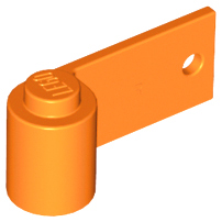 Door 1 x 3 x 1 Right in Orange