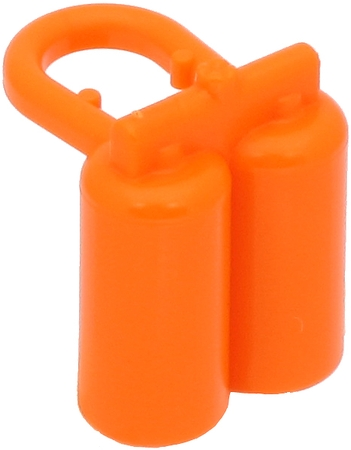Minifig Neckwear Airtanks with Large Holes in Orange