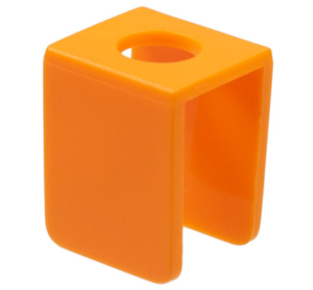 Minifig Neckwear Vest / Tabard in Orange