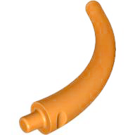 Animal Body Part / Plant, Tail / Claw / Horn / Branch / Tentacle, End Section in Orange