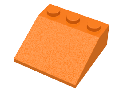 Brick Sloped 33° 3 x 3 in Orange