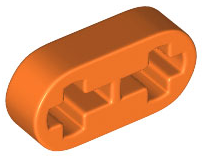 Technic Beam 1 x 2 Thin in Orange