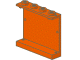 Panel 1 x 4 x 3 [Hollow Studs] in Orange